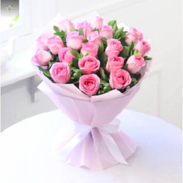 Beautiful Bunch of 20 Pink Rose