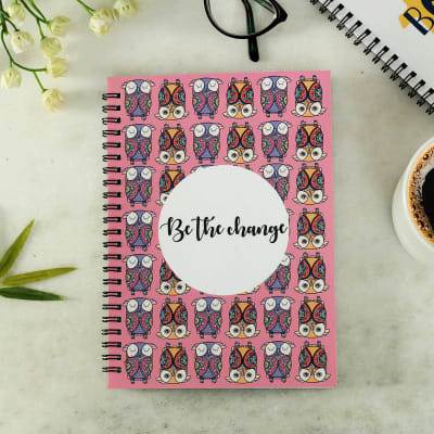customized notebook be the change